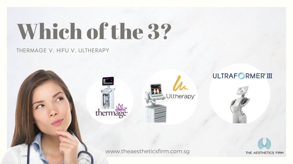 HIFU ultraformer 3 v thermage v ultherapy